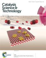 Cover art of January 2015 issue of Catalysis Science and Technology